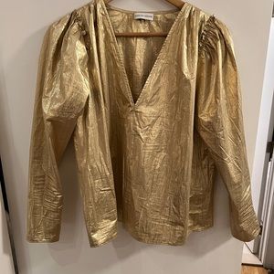 Scanlan Theodore gold blouse